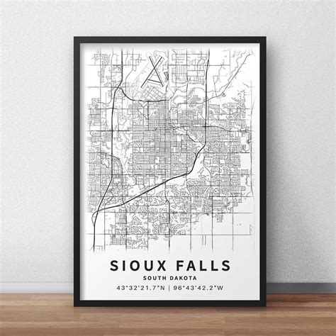 Printable Map Of Sioux Falls Sd