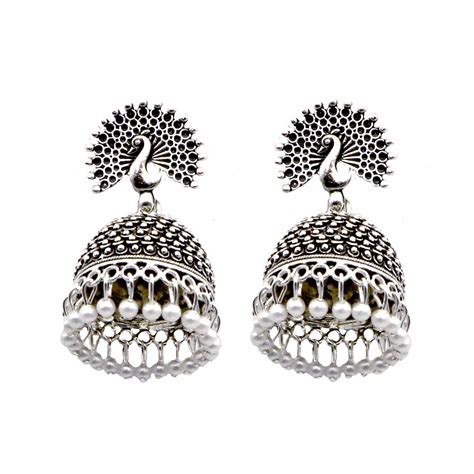 Buy Teejh Kanika Metallic Silver Oxidised Jewellery Gift Set Online