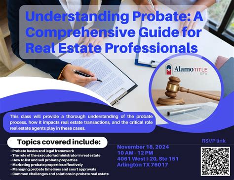 Understanding Probate: A Comprehensive Guide for Real Estate ...