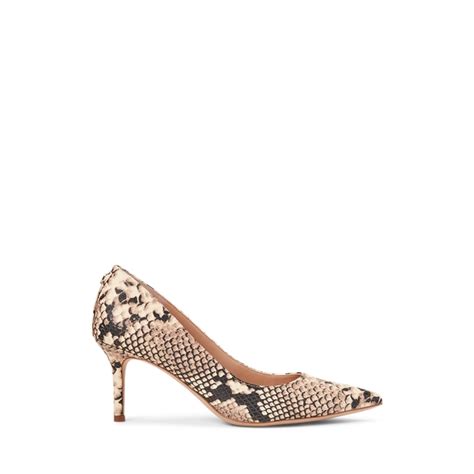 Lanette Print Leather Pump for Women | Ralph Lauren® IN