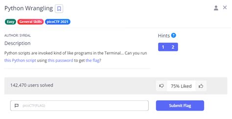 Image result for picoCTF Python Wrangling Solution