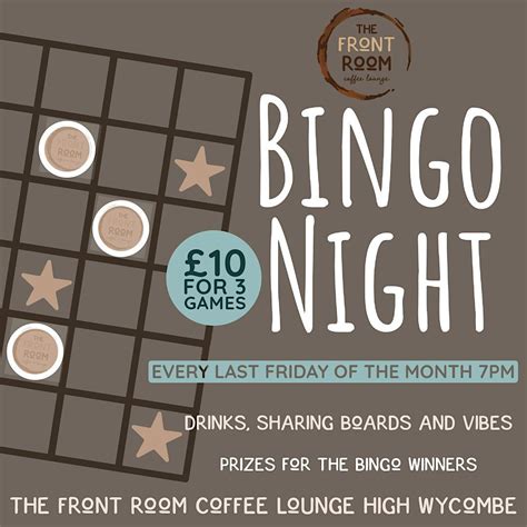 The front rooms bingo night, The Front Room, High Wycombe, 26 January ...