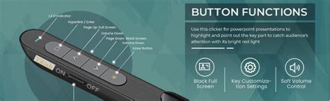 VRish red Laser USB Wireless Laser Presenter Presentation PPT Pointer ...