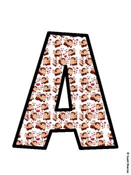 Monkey Bulletin Board Décor Kit, Monkey Bulletin Board Letters ...