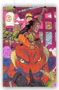 Uzumaki Team 7 Toad Ji 02 for wall decoration Paper Print - Animation ...