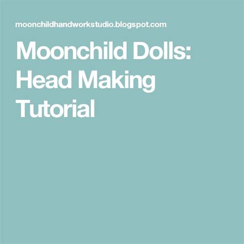 Image result for Moonchild Tutorial