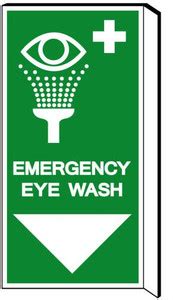 RLDigitalUnits EMERGENCY EYE WASH sign board Emergency Sign Price in ...
