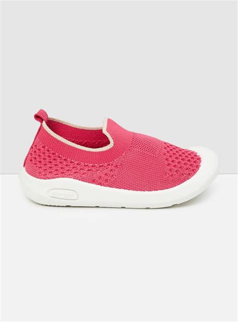 Buy Girls Mesh Detailed Slip On Canvas Shoes Online at just Rs. 499.0 ...