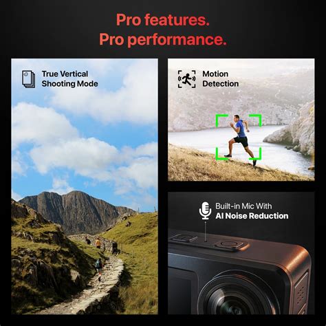 IZI One Pro 5.7K Action Camera with Sony STARVIS Sensor | 20M Body Wat ...