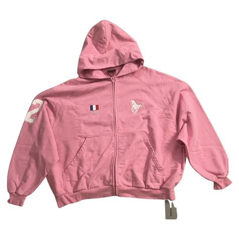 Balenciaga AW22 BALENCIAGA PINK polo hoodie Sz.1 | Grailed