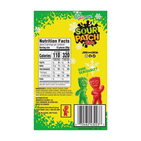 Buy Sour Patch Kids Soft & Chewy Candy, Holiday Edition, 3.1 oz from ...