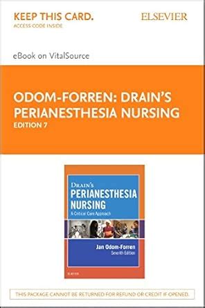 Buy Drain's Perianesthesia Nursing - Elsevier Ebook on Vitalsource ...