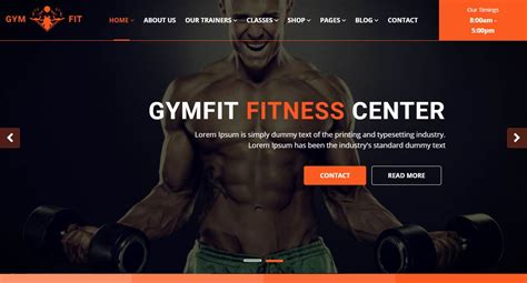 Top 10: Best Premium Gym, Fitness, Sports and Bodybuilding Website ...