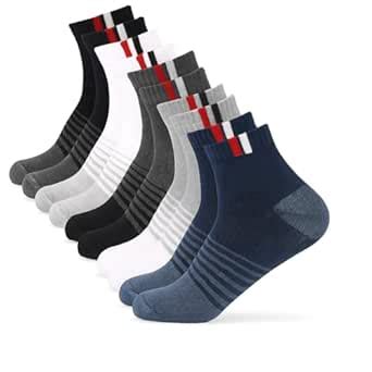Escape Tribe Premium Cotton Ankle Socks for Men & Women (Pack of 5 ...
