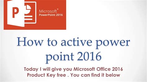 Image result for PowerPoint Activation Code