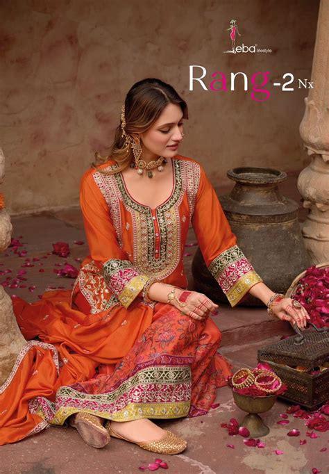 Eba Rang 2 Nx Chinon Embroidered Readymade Collection