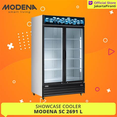 Promo Showcase Display Cooler Modena SC 2691 L Kulkas Kaca Transparan ...
