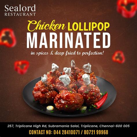 Menu at Hotel Sealord, Chennai