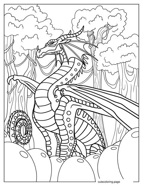 Wings Of Fire Coloring Pages(20+ free printable coloring pages) | Cute ...