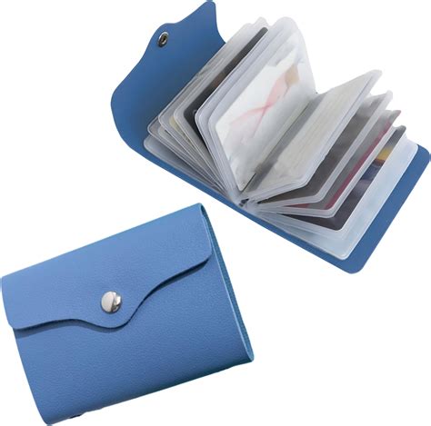Buy wolpin 20 Slots Leather Credit Card Holder Wallet for Men & Women ...