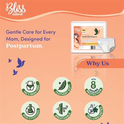Plant-Based Maternity Pads Pack of 10 | Bliss Natural