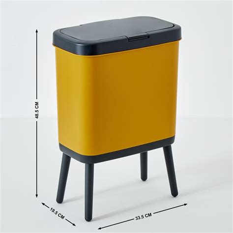 Buy Sedona Polypropylene Waste Bin with Stand - 15L from Home Centre at ...