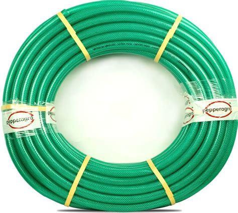 Pepper Agro 3/4-Inch Diameter Braided Heavy Duty Hose, 15 Meters (Green ...