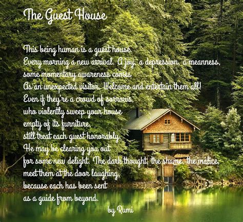 A Poem by Rumi: The Guest House ⋆ Art of Homeschooling | Rumi poem ...