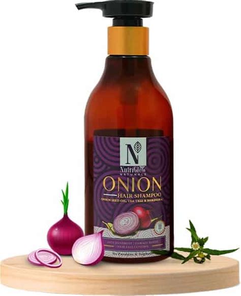 Buy NUTRIGLOW NATURAL'S ONION HAIR SHAMPOO/ANTI DANDRUFF/ANTI HAIR FALL ...