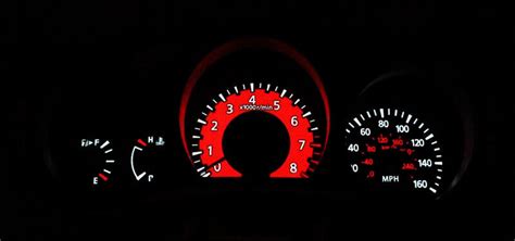 Buy Nismo GTR Style Red Glow Gauge Carbon Fiber Face For 03-06 Nissan ...