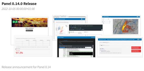 Data Visualization Panel Python 的图像结果