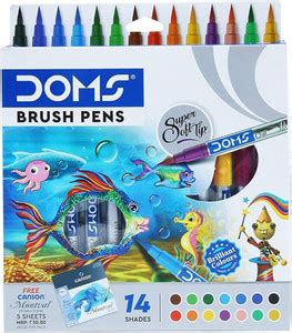 Flipkart.com | domss new soft brush Nib Sketch Pen