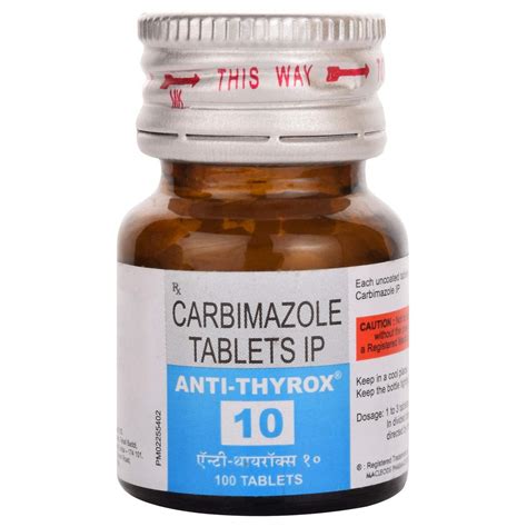 Anti Thyrox 10 - Bottle of 100 Tablets : Amazon.in: Fashion