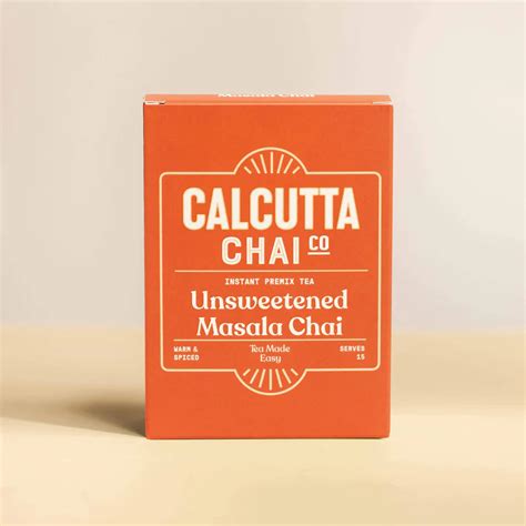 Calcutta Chai Co 'Unsweetened' Masala Chai (15 sachets) – Purple Bird ...