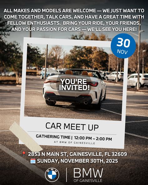 Car Meet Up at BMW of Gainesville | BMW of Gainesville