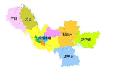 求徐州市几个区的分布图_百度知道