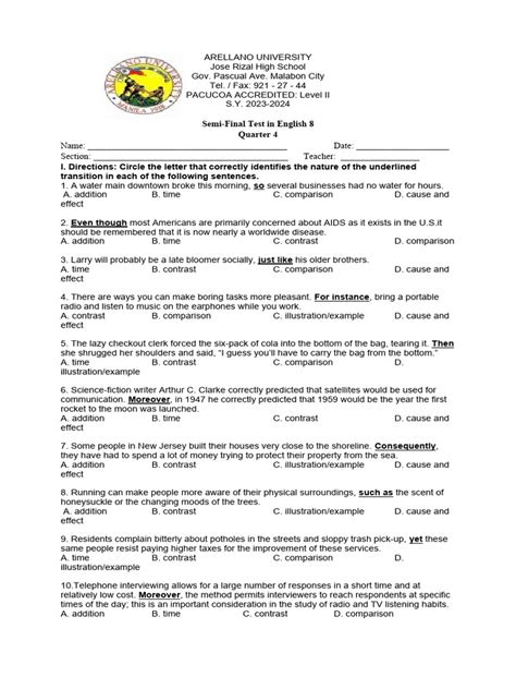 Image result for Paper Test Question