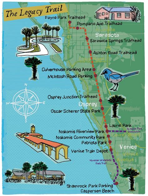 Trail Map Sarasota Florida THEY DRAW…Maps! | The Trust For Public