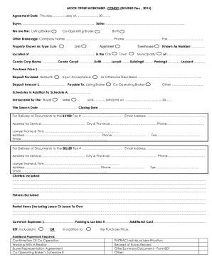 Fillable Online crm agentlocator eforms.comrentalcondominiumFree ...