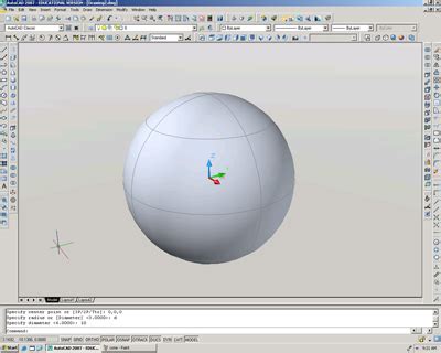 Image result for AutoCAD How to Create a Sphere
