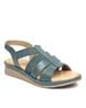 Buy Sea Green Heeled Sandals for Women by Valiosaa Online | Ajio.com