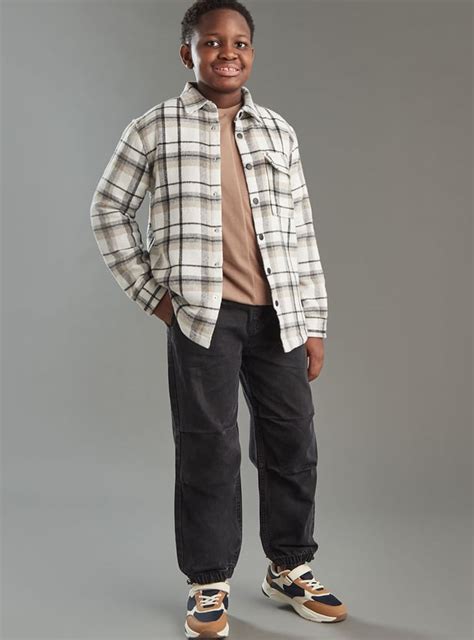Buy Boys Checked Shacket Online at just Rs. 1199.0 - 1000014542712 ...