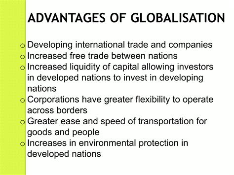 GLOBALISATION | PPTX