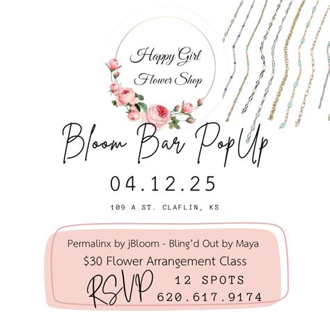 Flower Arrangement Class with JBloom Bar Permanix Jewelry Event, 109 A ...