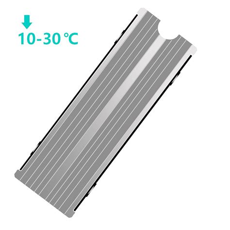 M.2 Heatsink Cooler 2280 SSD Double-Sided Heat Sink with Thermal ...