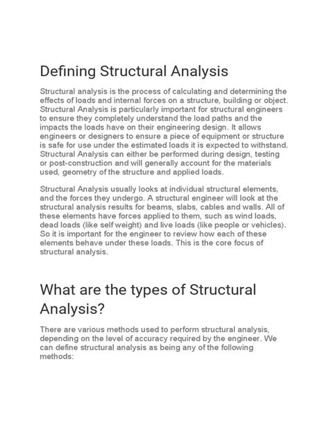 Image result for Analysis of Structure