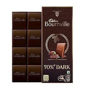 Cadbury Bournville Rich Cocoa 70% Dark Chocolate Bar, 80 g : Amazon.in ...