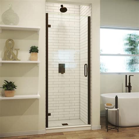 Arizona Shower Door Mini Hinge Anodized Oil-Rubbed Bronze 24-in W x 72. ...
