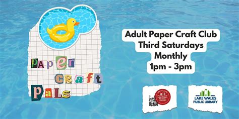 Papercraft Pals - Junk Journaling, Lake Wales Public Library, 19 July ...
