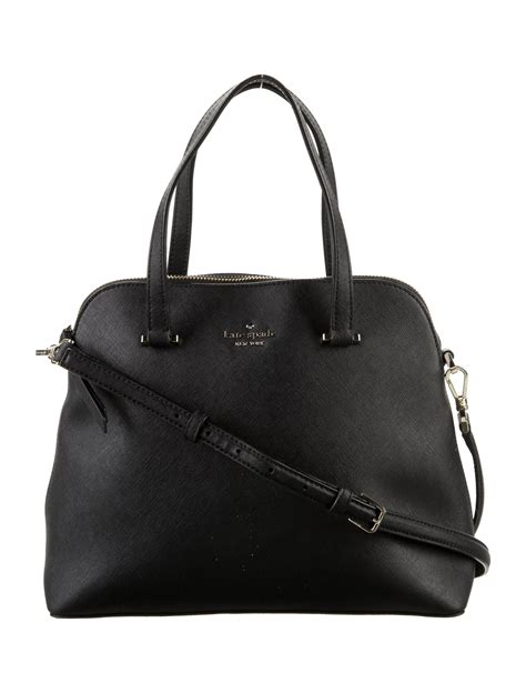 Kate Spade New York Saffiano Leather Crossbody Bag w/ Tags - Black ...